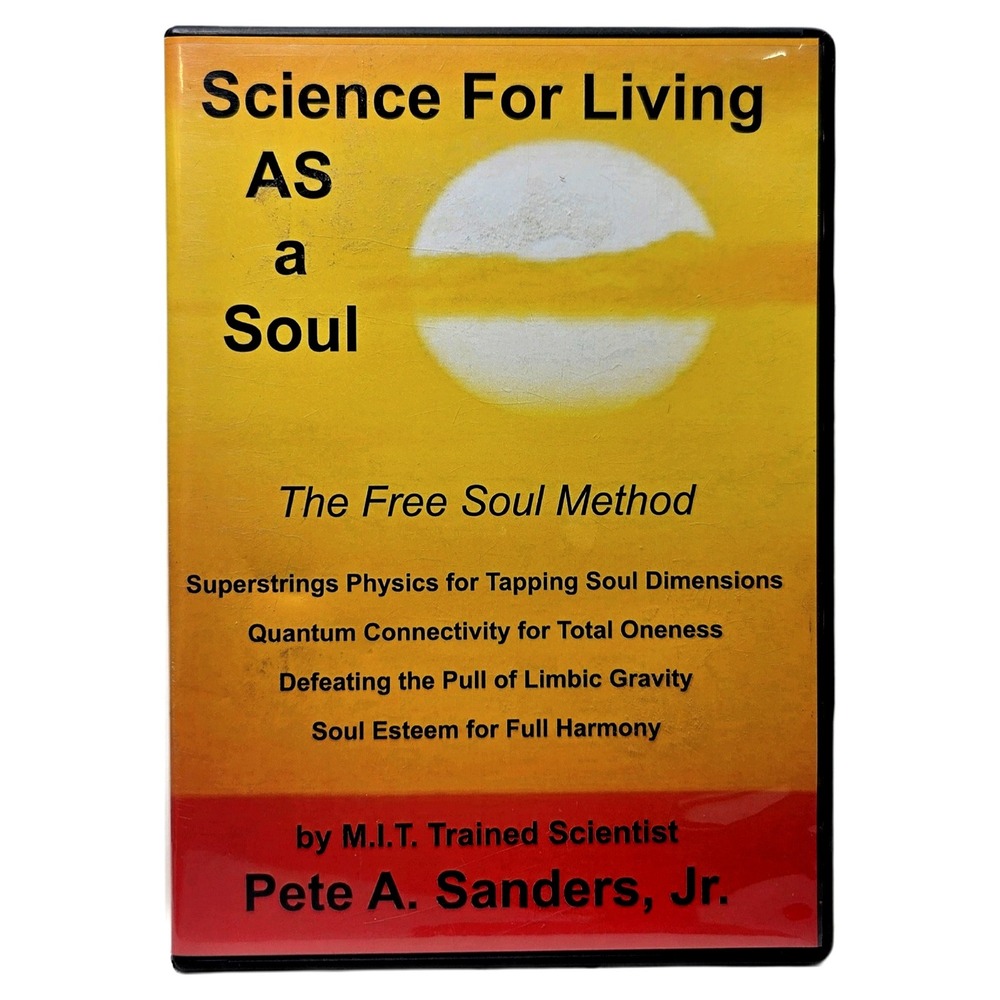 Science For Living As a Soul Free Method 2 DVD Set Excellent Condition Pete